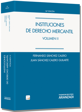 INSTITUCIONES DE DERECHO MERCANTIL II (DÚO) 36ªED.