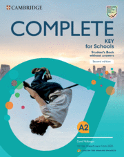 COMPLETE KEY FOR SCHOOLS FOR SPANISH SPEAKERS STUDENT'S BOOK WITHOUT ANSWERS (20