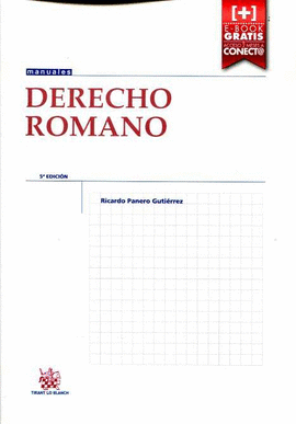 DERECHO ROMANO 5º EDICION 2015 *** TIRANT LO BLANCH ***