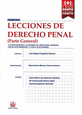 LECCIONES DE DERECHO PENAL ( PARTE GENERAL)