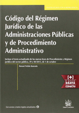 CODIGO DEL REGIMEN JURIDICO DE LAS ADMINISTRACIONES PUBLICAS Y DE PROCEDIMIENTO ADMINISTRATIVO.