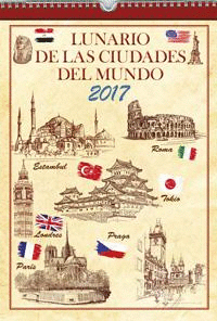 CALENDARIO LUNARIO 2017 CIUDADES DEL MUNDO