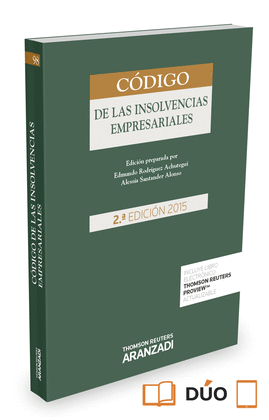 CÓDIGO DE INSOLVENCIAS EMPRESARIALES 98, 2ª EDICION 2015
