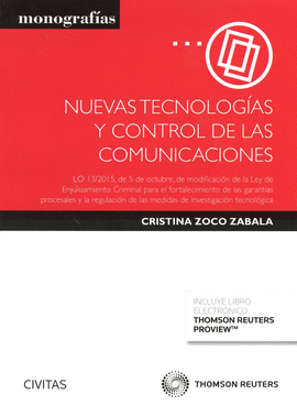 NUEVAS TECNOLOGIAS Y CONTROL DE COMUNICACIONES LO 13/2015