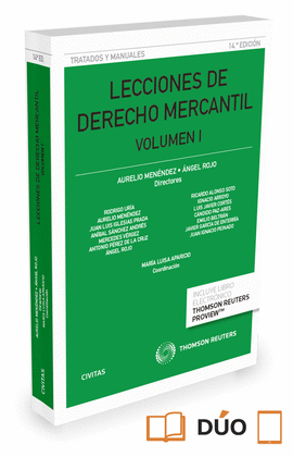 LECCIONES DE DERECHO MERCANTIL VOLUMEN I (PAPEL+E-BOOK)