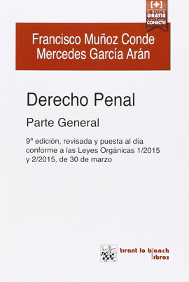 DERECHO PENAL PARTE GENERAL  2015. 9ª EDICION