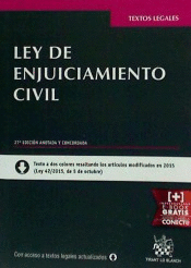 LEY DE ENJUICIAMIENTO CIVIL 27ª EDICIÓN 2015
