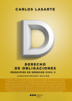 PRINCIPIOS DE DERECHO CIVIL II DERECHO OBLIGACIONES 23/E