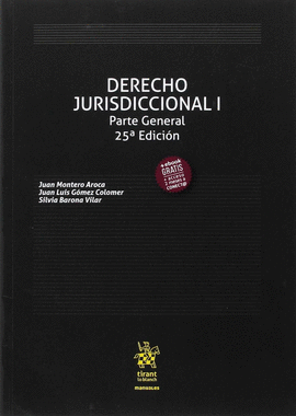 DERECHO JURISDICCIONAL I. PARTE GENERAL (2017) 25ªEDICION