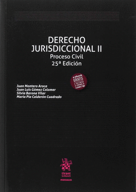 DERECHO JURISDICCIONAL II PROCESO CIVIL (2017) 25ªEDICION