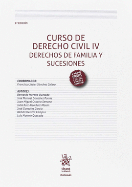 CURSO DE DERECHO CIVIL IV, DERCHO DE FAMILIAY SUCESIONES 8ª