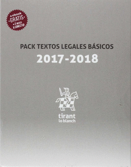 PACK TEXTOS LEGALES BÁSICOS 2017-2018