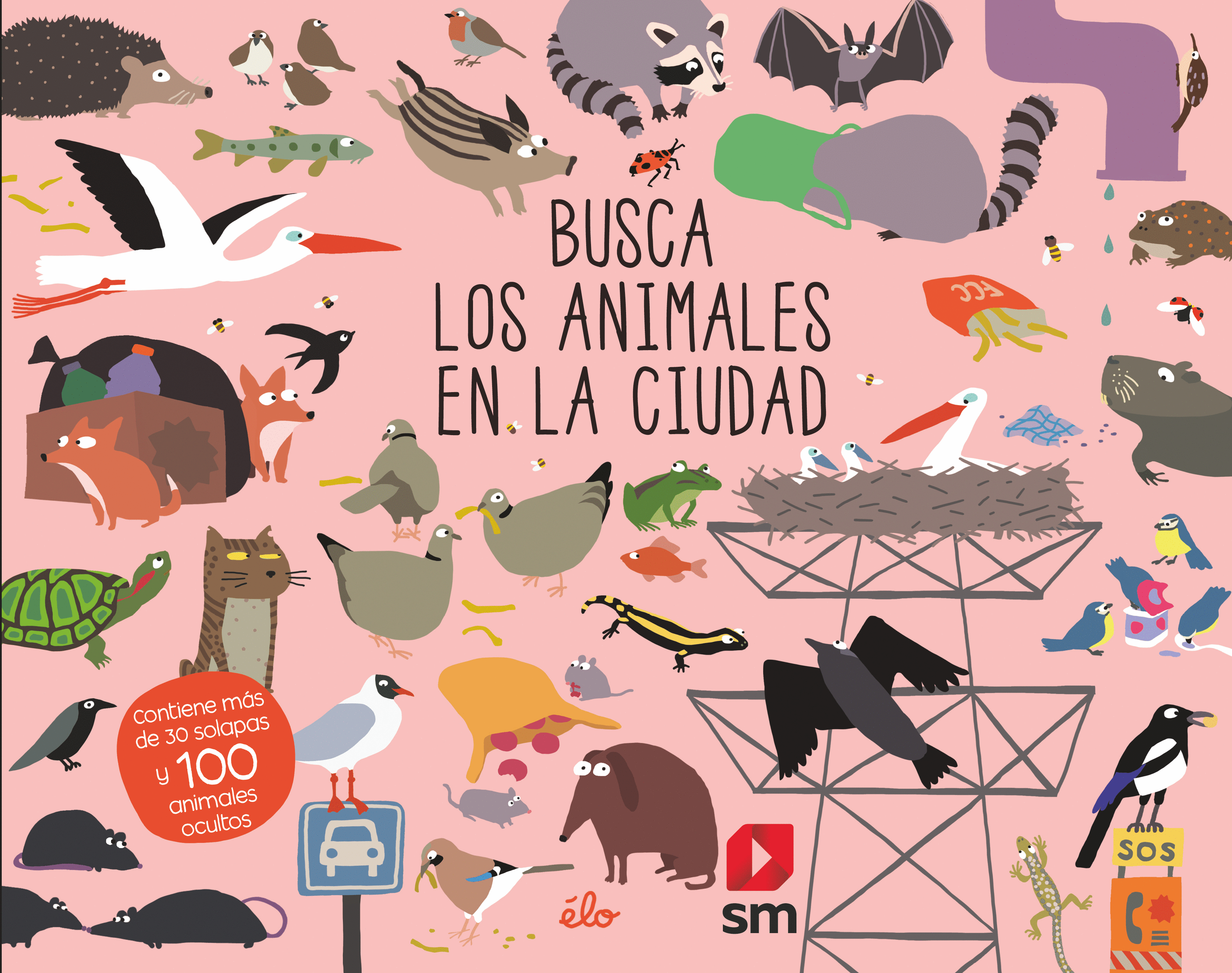 BUSCA LOS ANIMALES EN AL CIUDAD- CON SOLAPAS