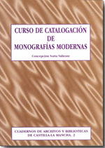 CURSO DE CATALOGACION DE MONOGRAFIAS MODERNAS