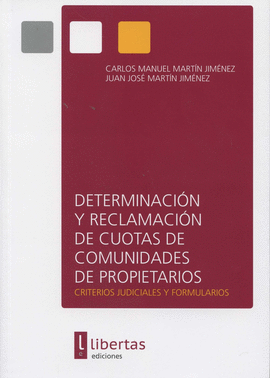 DETERMINACION Y RECLAMACION CUOTAS COMUNIDADES DE PROPIETA.