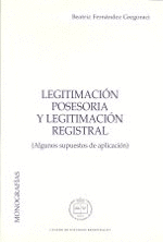 LEGITIMACION POSESORIA Y LEGITIMACION REGISTRAL