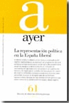 AYER Nº61 REPRESENTACION POLITICA EN LA ESPAÑA LIBERAL