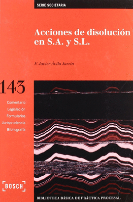 ACCIONES DE DISOLUCION EN S.A. Y S.L. Nº143 + DISQUETTE