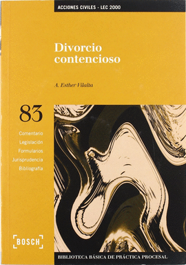 DIVORCIO CONTENCIOSO Nº83+CD 3ªEDICION