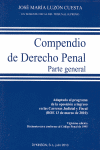 COMPENDIO DE DERECHO PENAL PARTE GENERAL 20ª EDIC