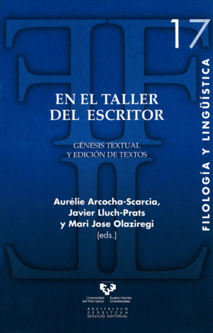 EN EL TALLER DEL ESCRITOR Nº17 GENESIS TEXTUAL Y EDICION TEXTOS
