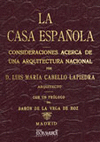 CASA ESPAÑOLA, LA (CONSIDERACIONES ACERCA ARQUITECTURA NACIONAL)