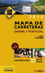 MAPA DE CARRETERAS ESPAÑA PORTUGAL 2012 EL GUION 1:350.000