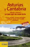 MAPA DE CARRETERAS DE ASTURIAS Y CANTABRIA ESCALA 1:340.000