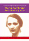 MARIA ZAMBRANO PENSAMIENTO Y EXILIO