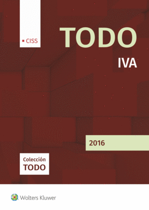 TODO IVA 2016, 1ª EDICIÓN MAYO