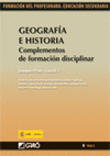 GEOGRAFIA E HISTORIA COMPLEMENTOS FORMACION DISCIPLINAR 8 VOL.I
